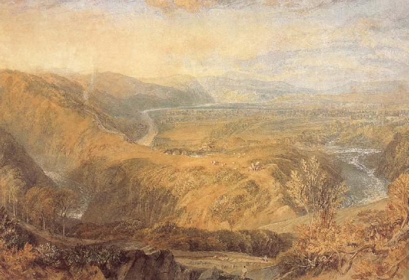 J.M.W. Turner Crook of Lune,Looking Towards Hornby Castle oil painting picture